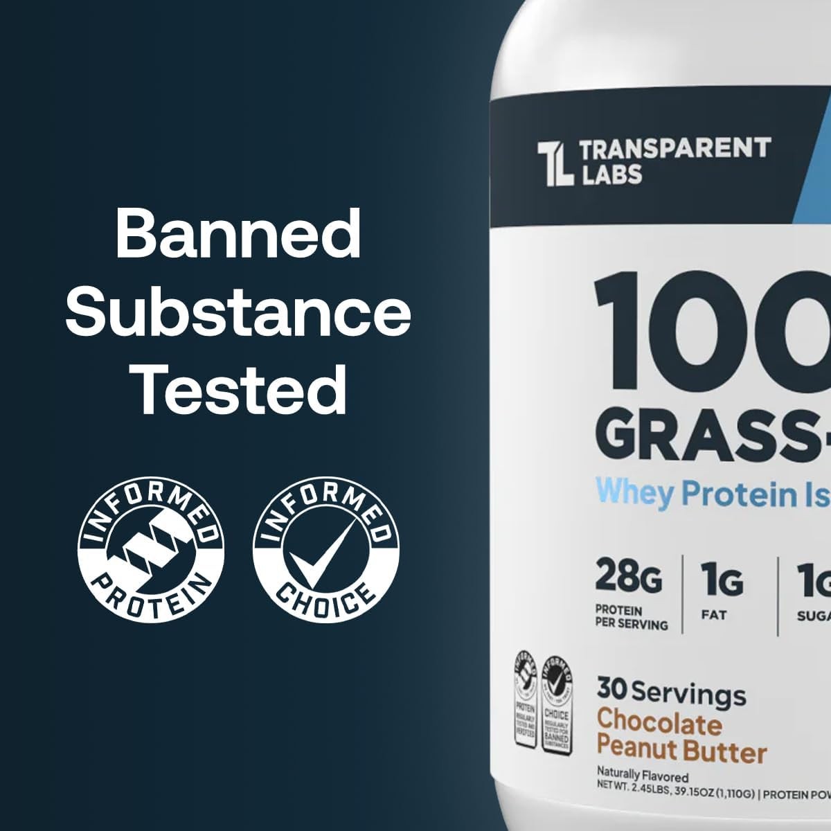 NEW! Transparent Labs 100% Grass Fed Whey Protein Isolate Milk Chocolate BB 1/28