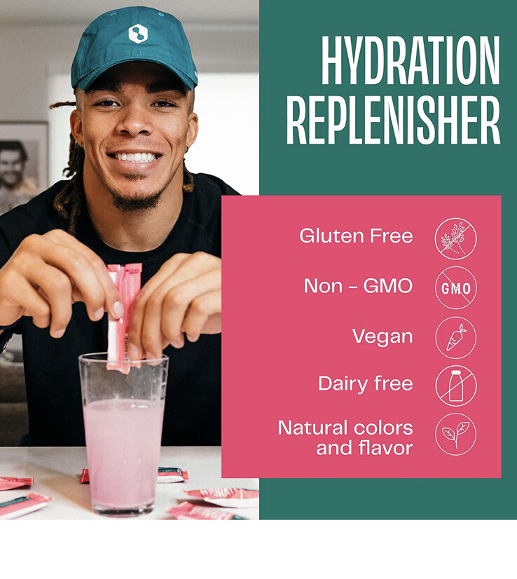 Replenisher Hydrating Mix Watermelon Lemonade 30 No Days Wasted