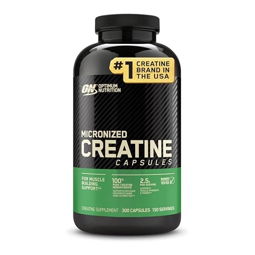 Creatine Monohydrate Capsules 2.5g 100 Count Strength