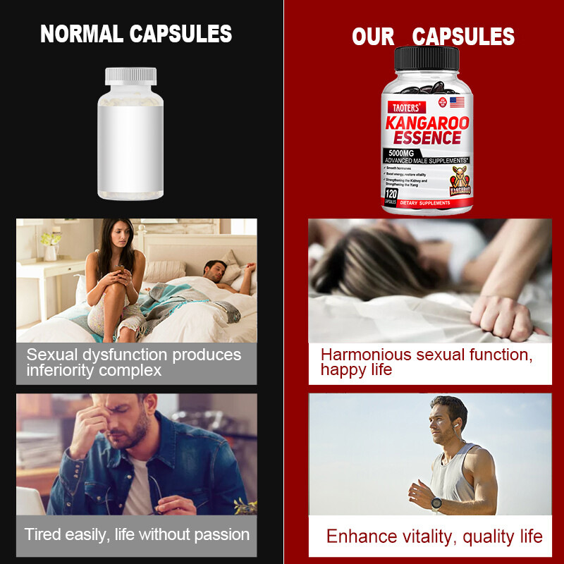 New Zealand Kangaroo Essence w/ Maca 120 Capsules Support Men’s Health – NEW