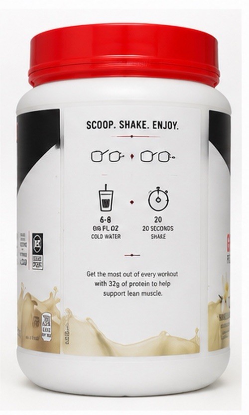 Muscle Milk Lean Muscle Protein Powder, Vanilla Creme – 1.93lbs