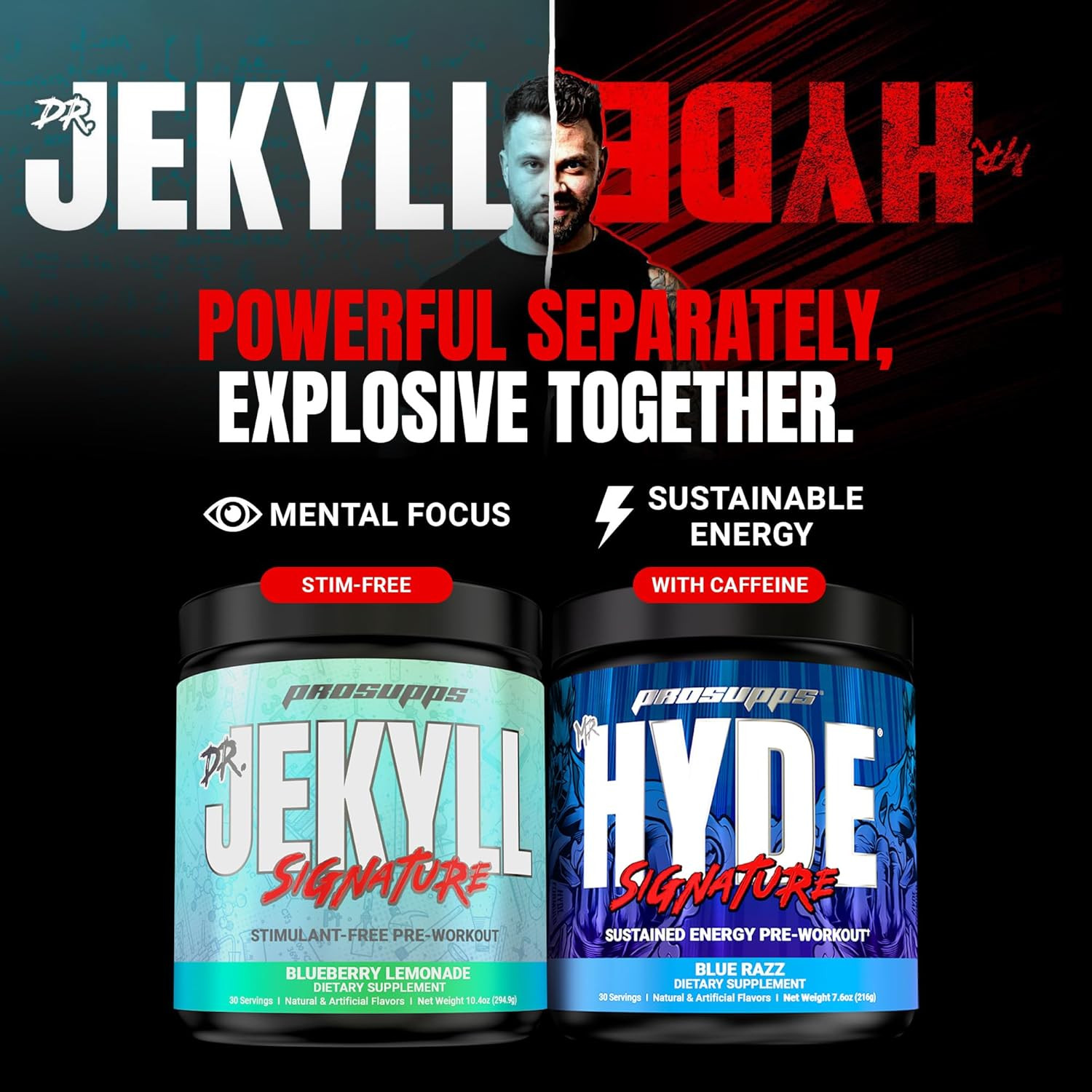 Mr. Hyde Xtreme Pre Workout Powder with Creatine, Beta Alanine & Caffeine – Extr