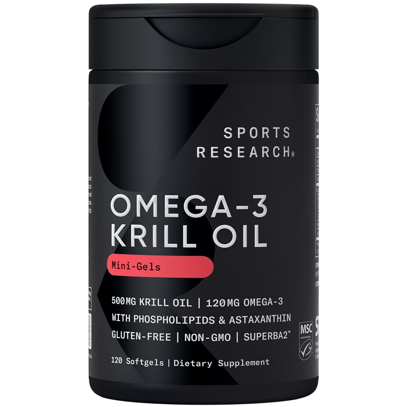 Sports Research Antarctic Omega-3 Krill Oil 1000mg – 60 Softgels