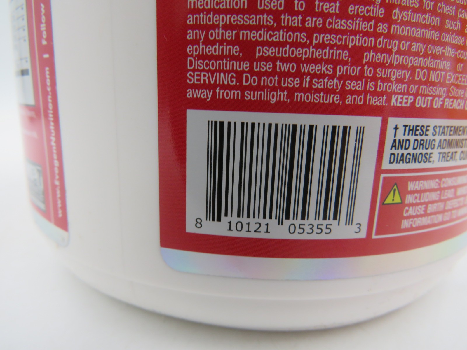 Evogen EVP Xtreme NO Pre Workout Powder Strawberry Lemonade 40 Ser EXP 01/28