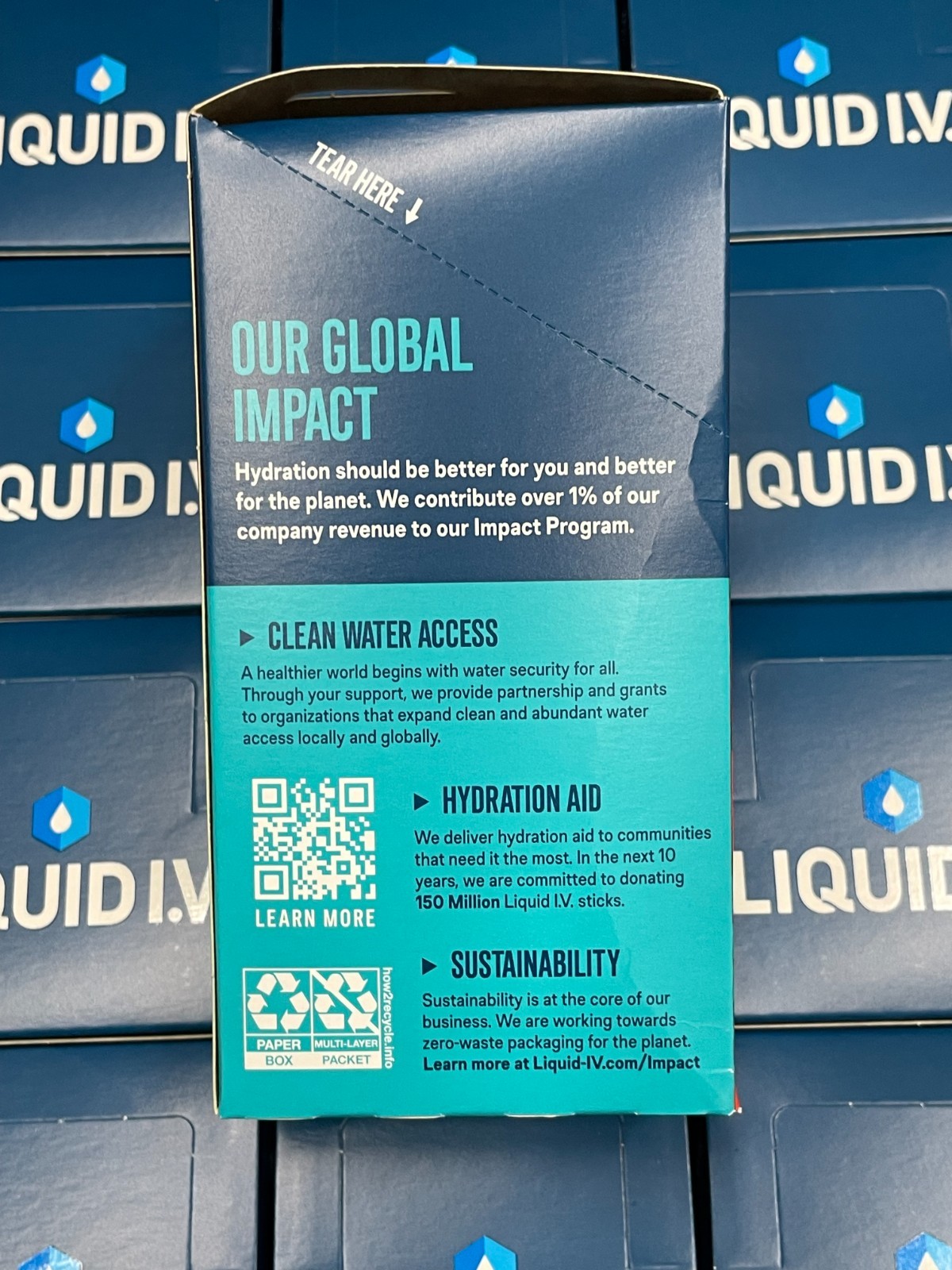 Liquid IV Strawberry 96 packets Best By September 2027