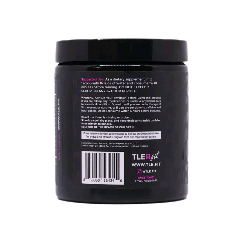 Dash Pre Workout Performance Grape Cherry Energy Stamina Pump 30Servings. B6