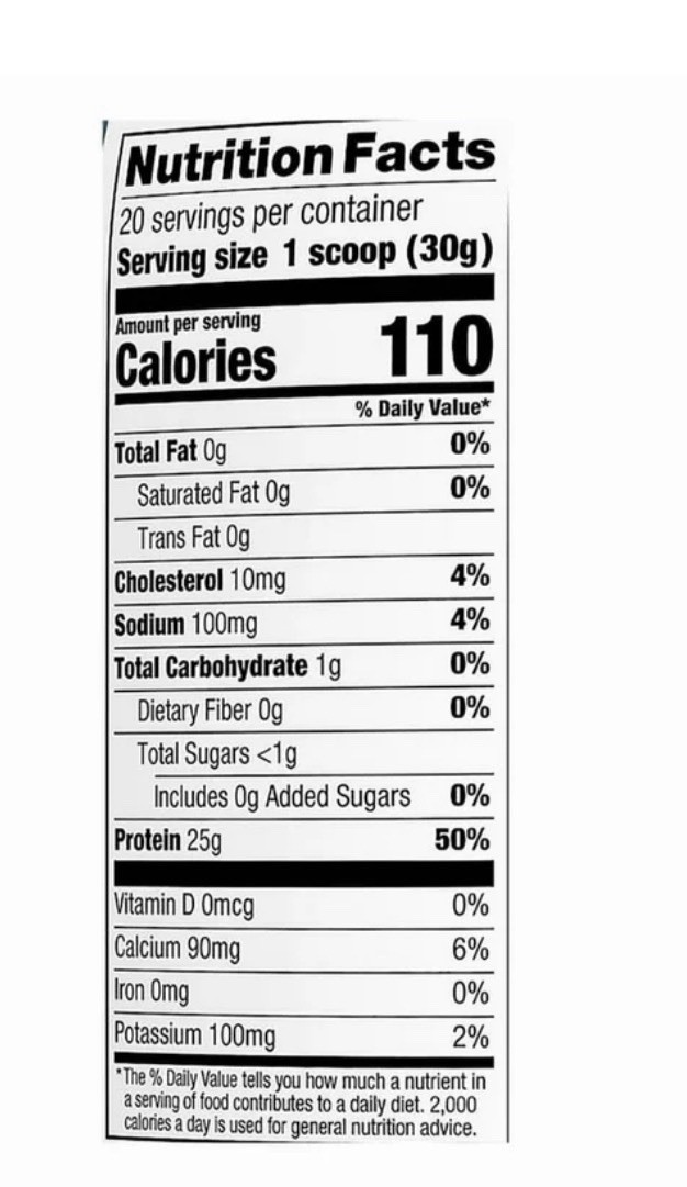 Dymatize ISO100 Hydrolyzed Whey Gourmet Vanilla 20 Servings
