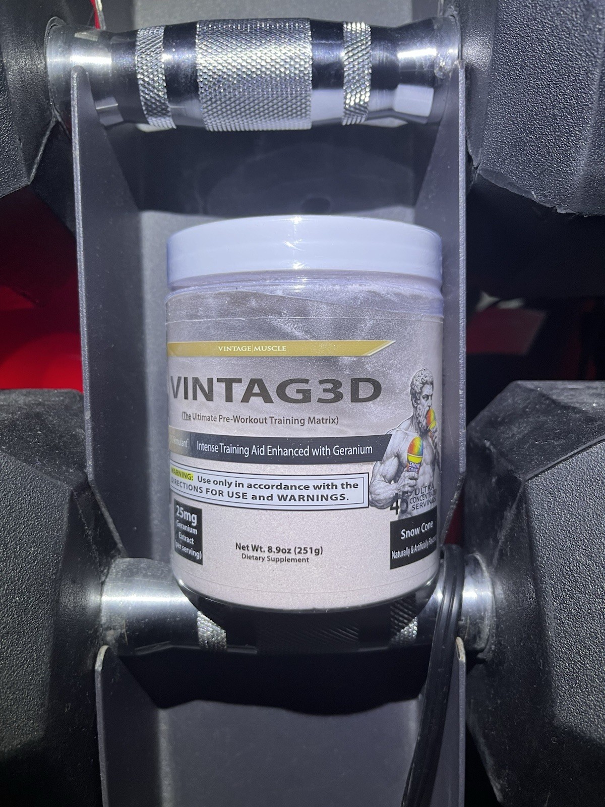 Vintag3D Ultimate Pre-Workout Matrix W/Geranium By Vintage Muscle💪🏛️🧪💥🍧
