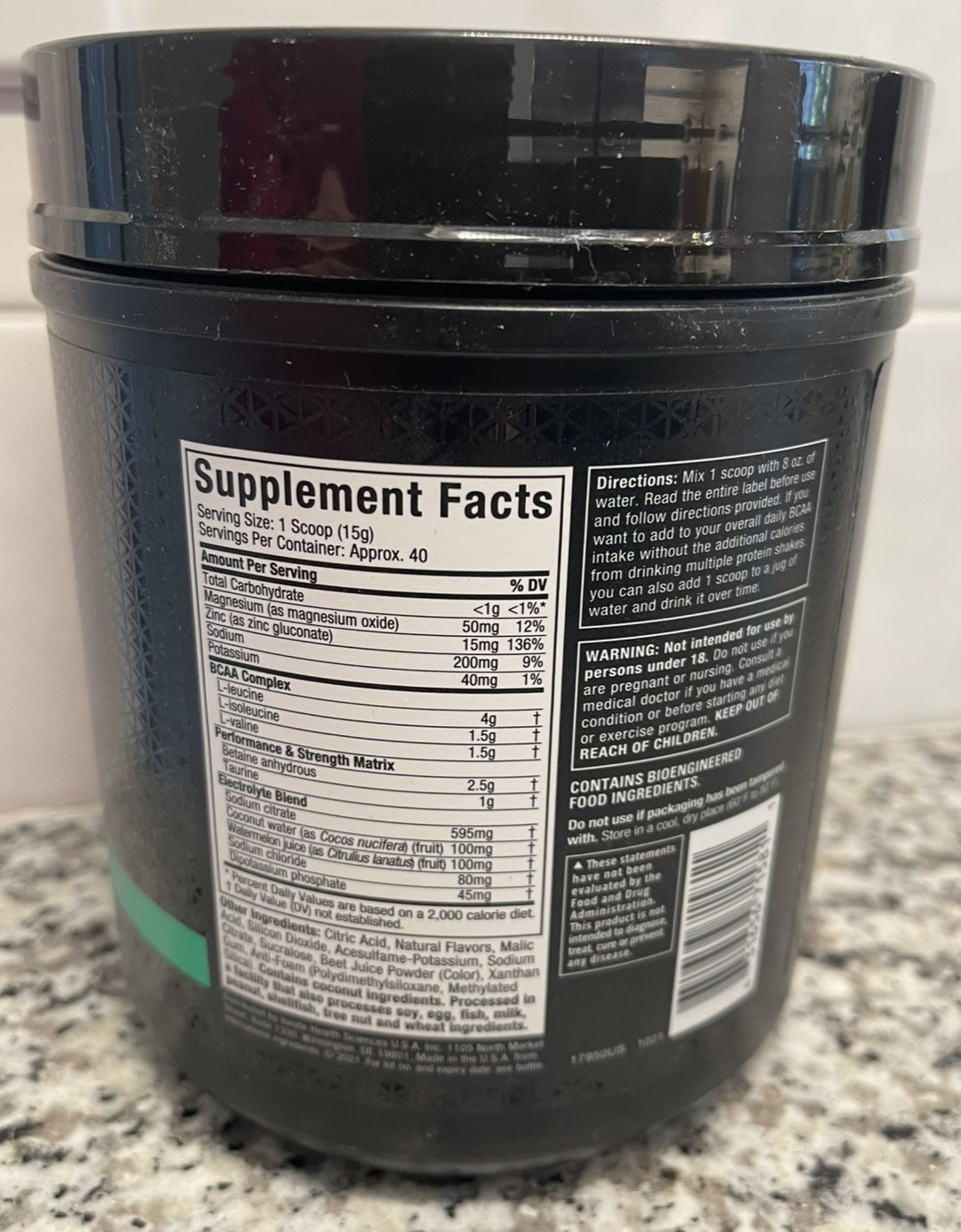 MuscleTech BCAA Powder for Men & Women, Strawberry Watermelon -Boosts Strength
