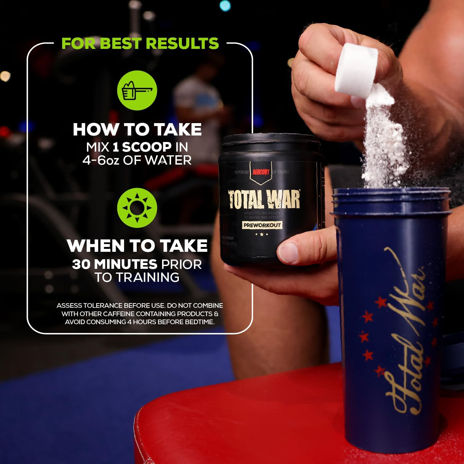 Total War Pre Workout, Watermelon – L Citrulline, Malic Acid, Green Tea Leaf Ext