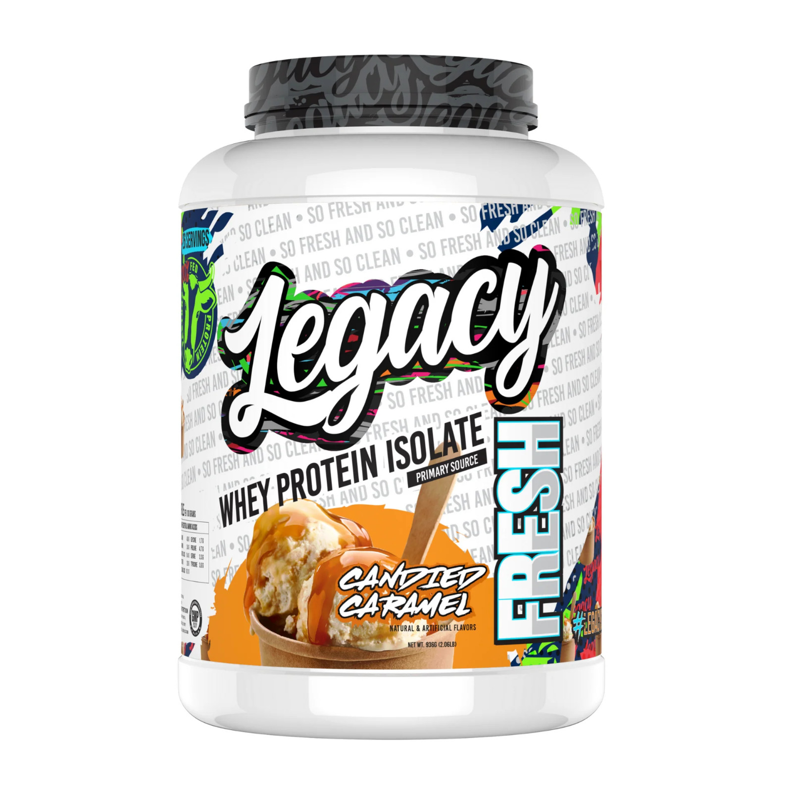 Legacy Fresh Whey Protein 2lb/5lb Pasture Fed 26g Protein Muscle Recovery