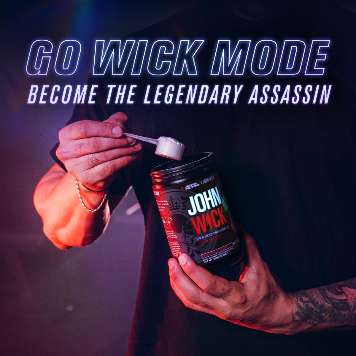 Jacked Factory X John Wick – Mode Pre Workout 40 Servings (Pack of 1)