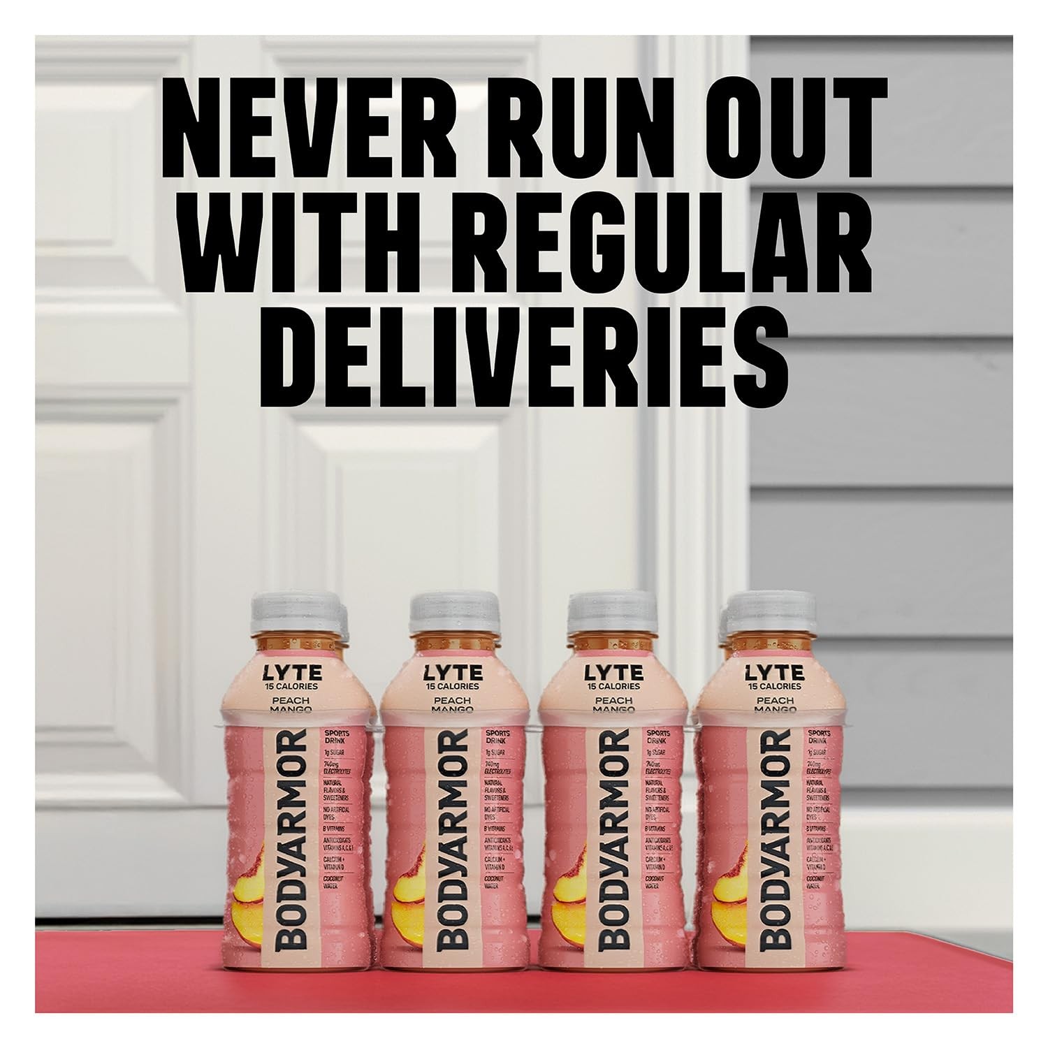 BODYARMOR Lyte Sports Drink Low-Calorie 16 Ounce (Pack of 12), berry
