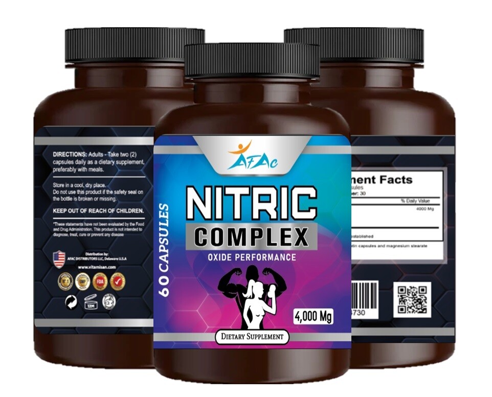 3 Pack Nitric Oxide 4000mg L-Arginine Citrulline Keto Muscle Pump Growth Pills 1