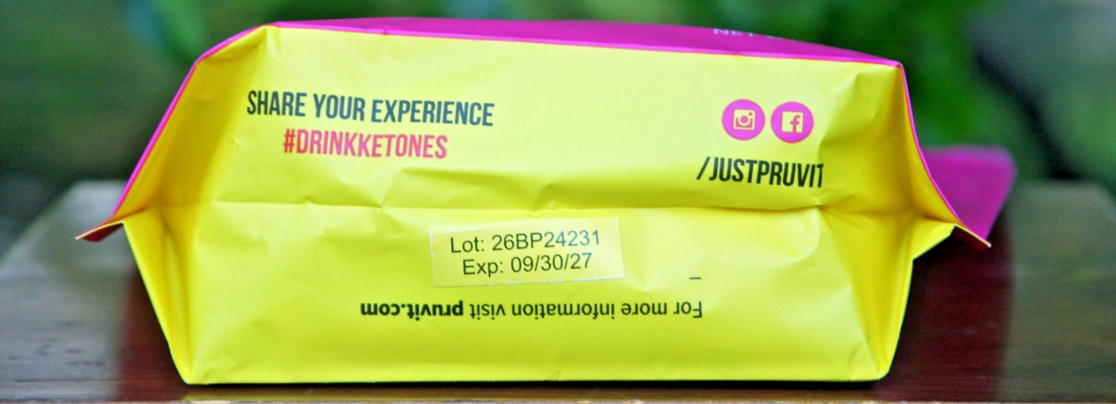 Pruvit Keto OS NAT Ketones – Charged – Raspberry Lemondade, Exp 09/27