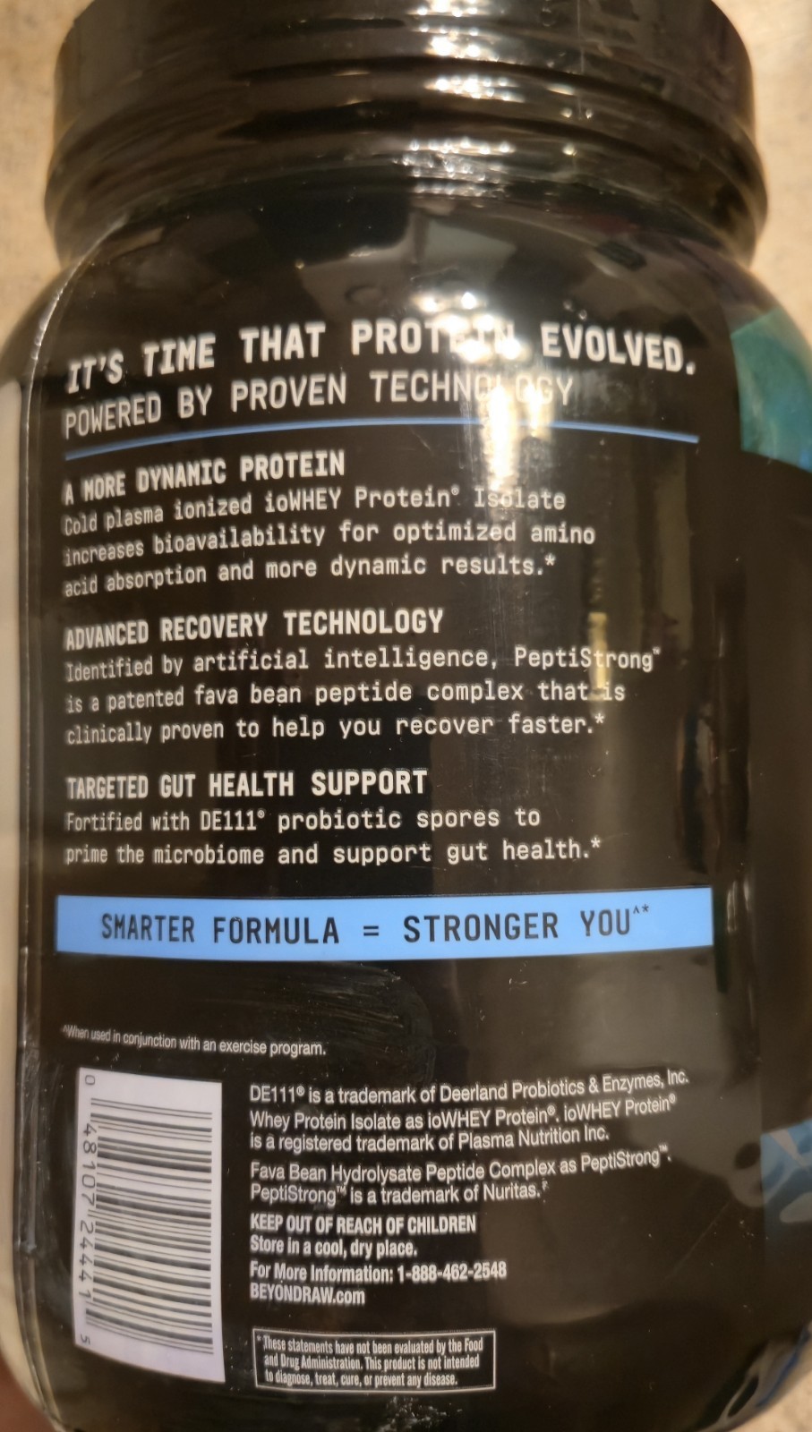 Beyond Raw DYNAMIC WHEY PROTEIN POWDER 2lb (25 Serv) Choc Lava Cake BEST BY 8/26