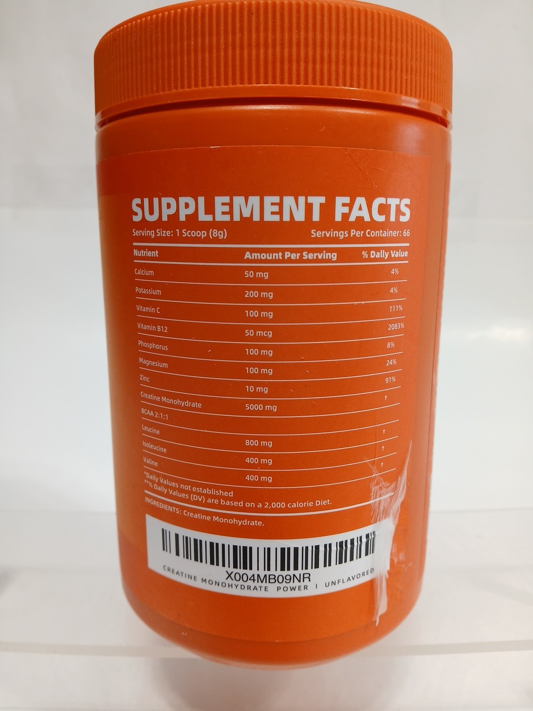 Happyummmm Creatine Monohydrate Dietary Supplement Times 10 Power 5G/Serving