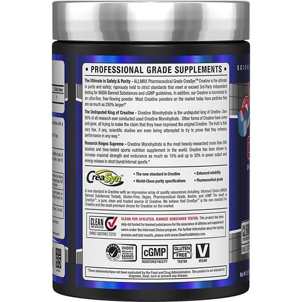 ALLMAX Essentials CREATINE – 1000g Powder – Improves Performance & Training