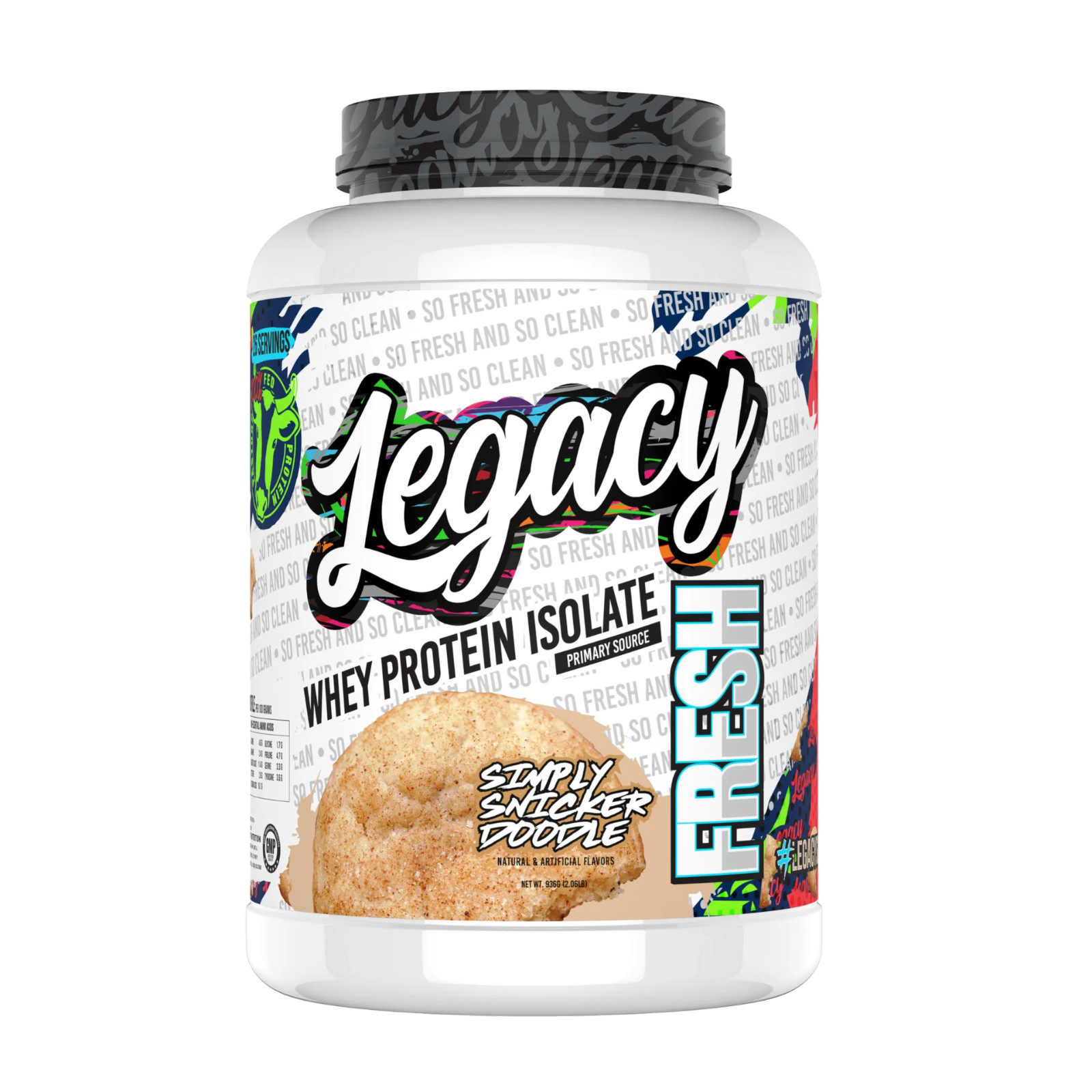 Legacy Fresh Whey Protein 2lb/5lb Pasture Fed 26g Protein Muscle Recovery