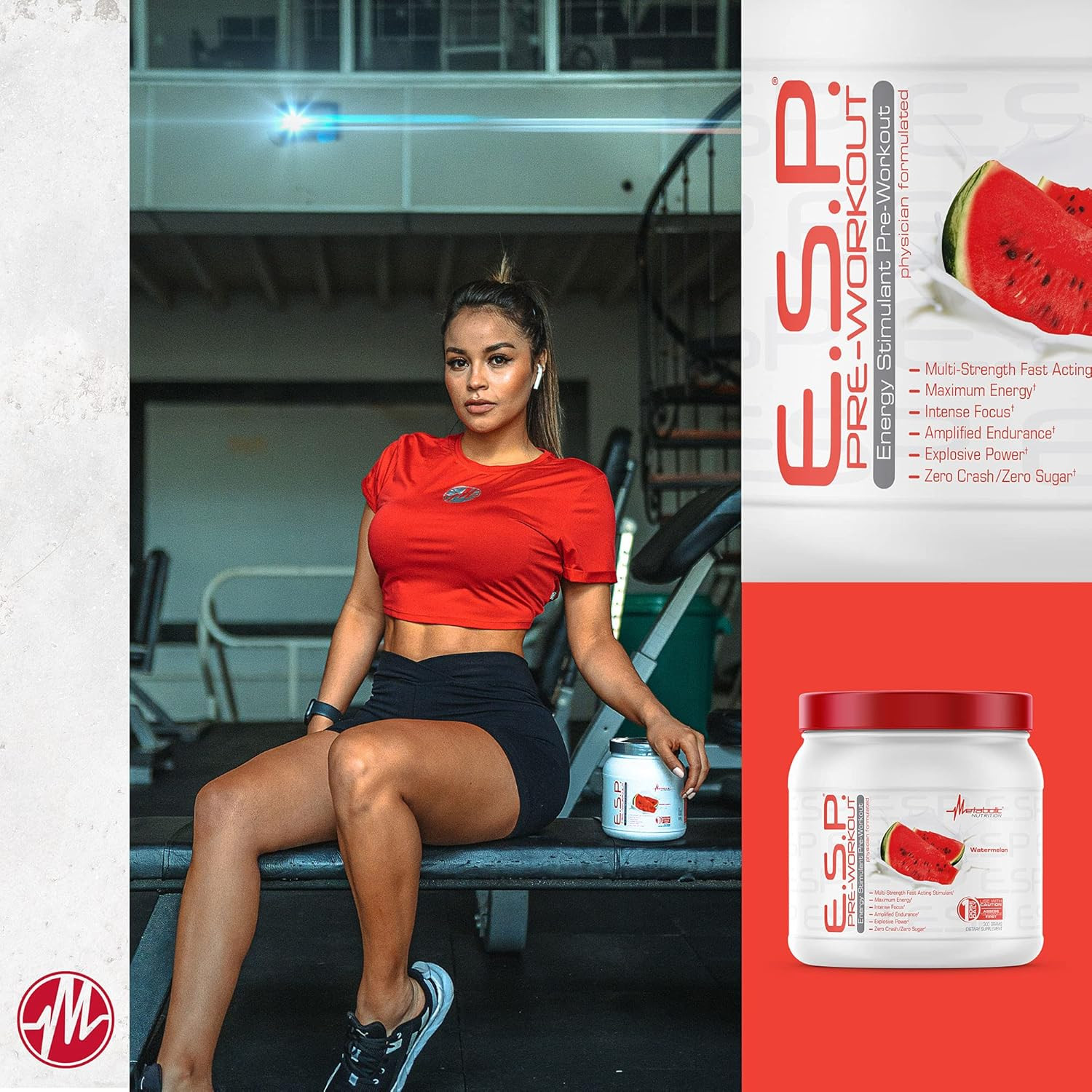 Metabolic Nutrition | ESP – Stimulating Pre Workout, Pre Intra Workout Supplemen