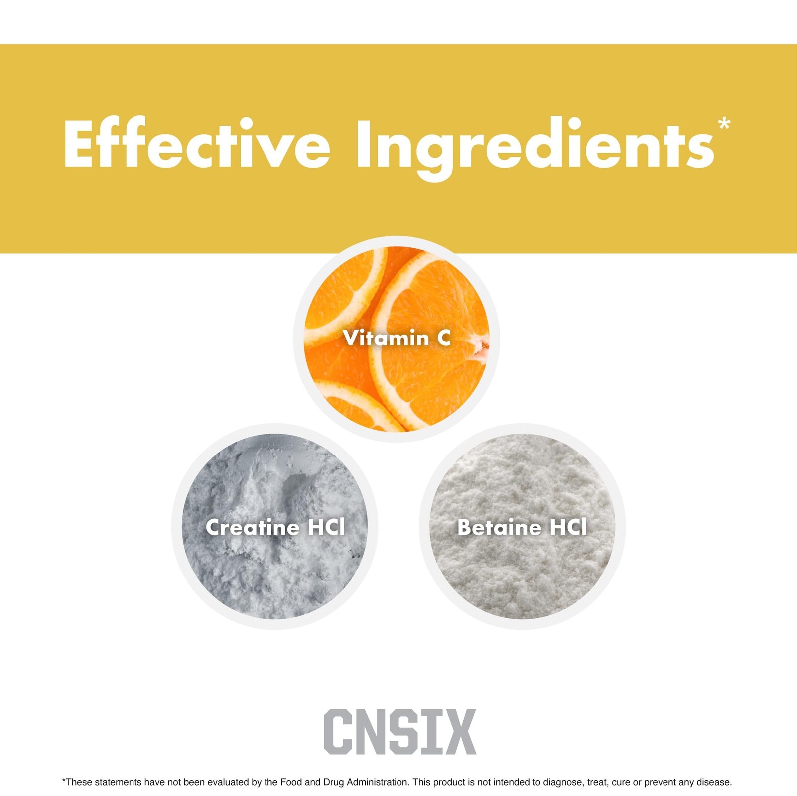 CNSix Creatine Capsules by NutraOne – Creatine HCL to Help Build Lean Musc