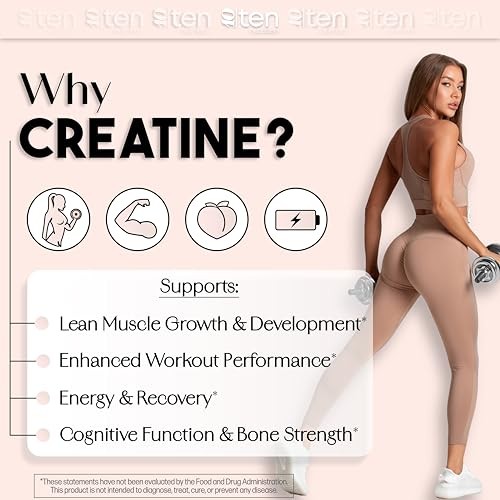 Creatine Collagen Powder Women 30 Servings Lean Muscle