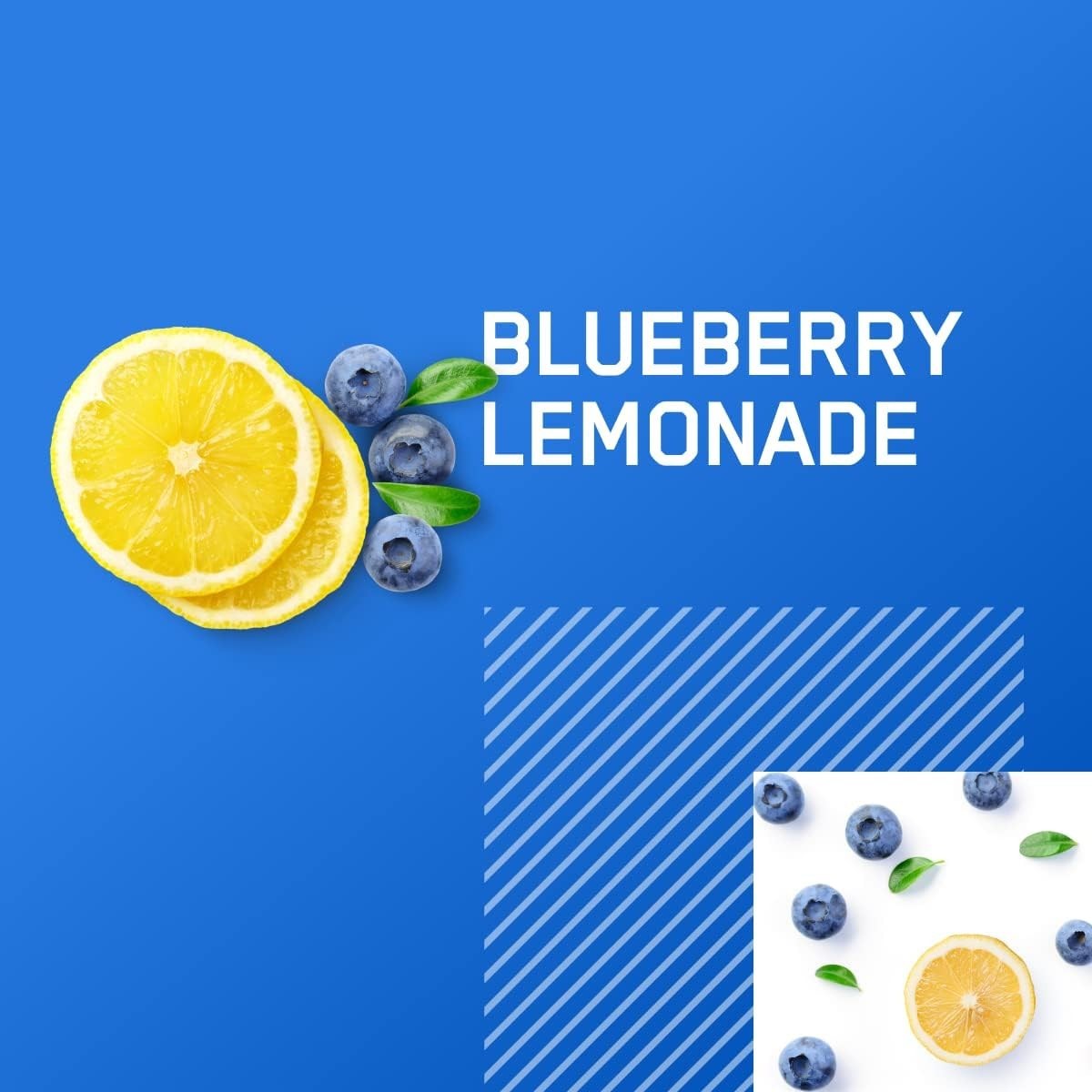 Keto-Friendly Amino Energy Powder with BCAAs – 30 Servings Blueberry Lemonade