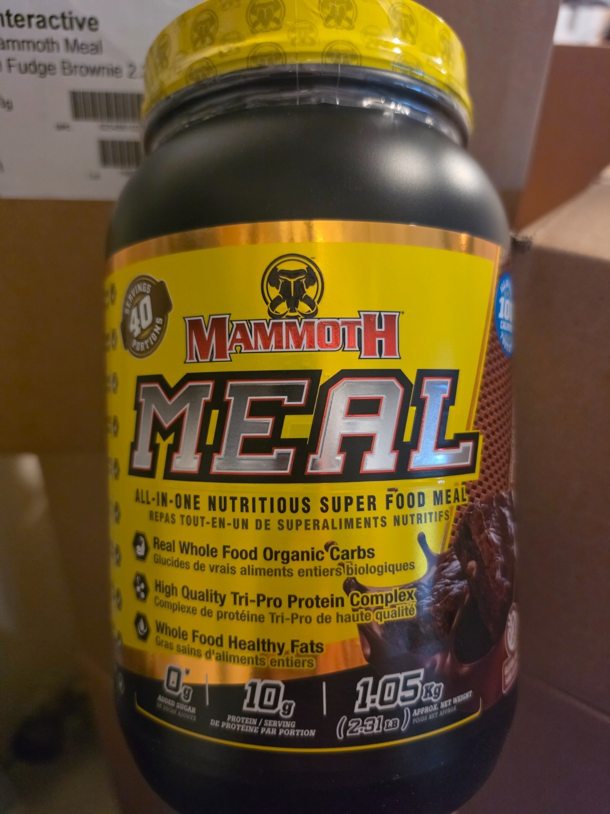 Mammoth Meal Meal Protein Powder, MEAL | Whole Food Meal Replacement