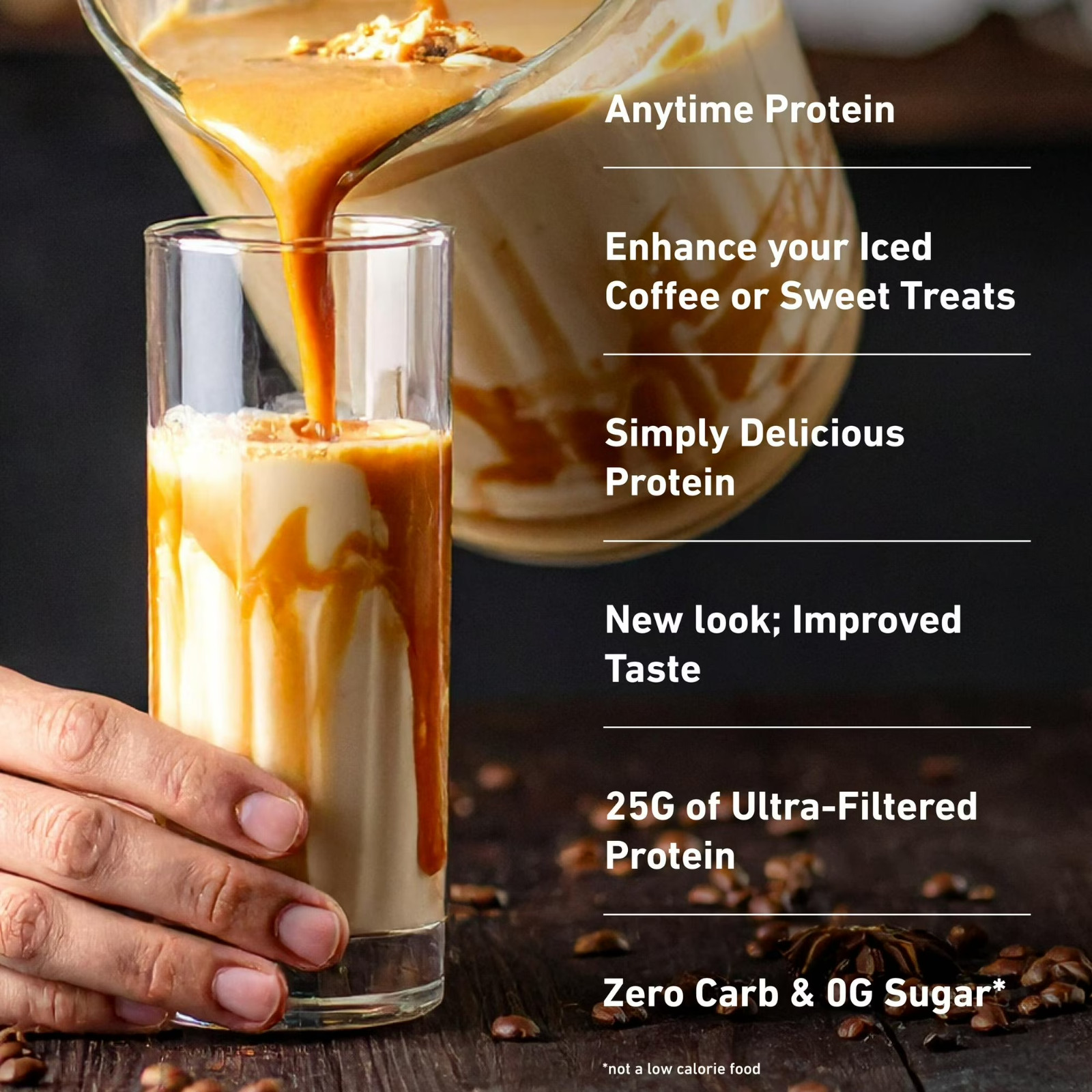 Isopure Zero Carb Whey Protein Isolate Vanilla Salted Caramel 3 lb 25g Protein