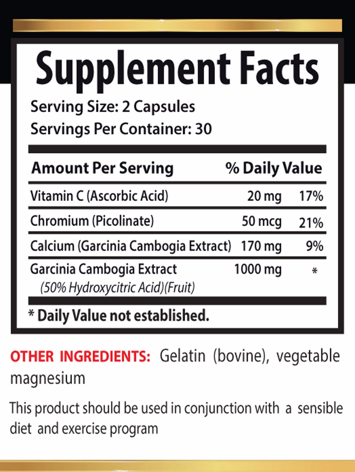 fruit medicine – GARCINIA CAMBOGIA Extract – Speeds up Metabolism – 1 B, 60 Caps