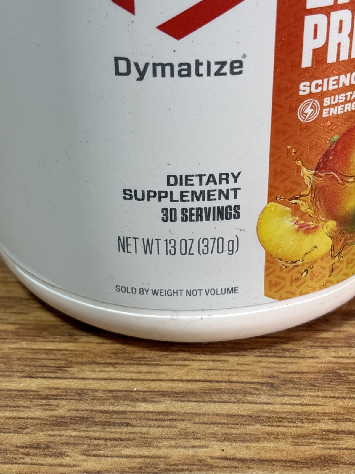 Energyze™ Pre-Workout, Peach Mango, 13 oz (370 g)