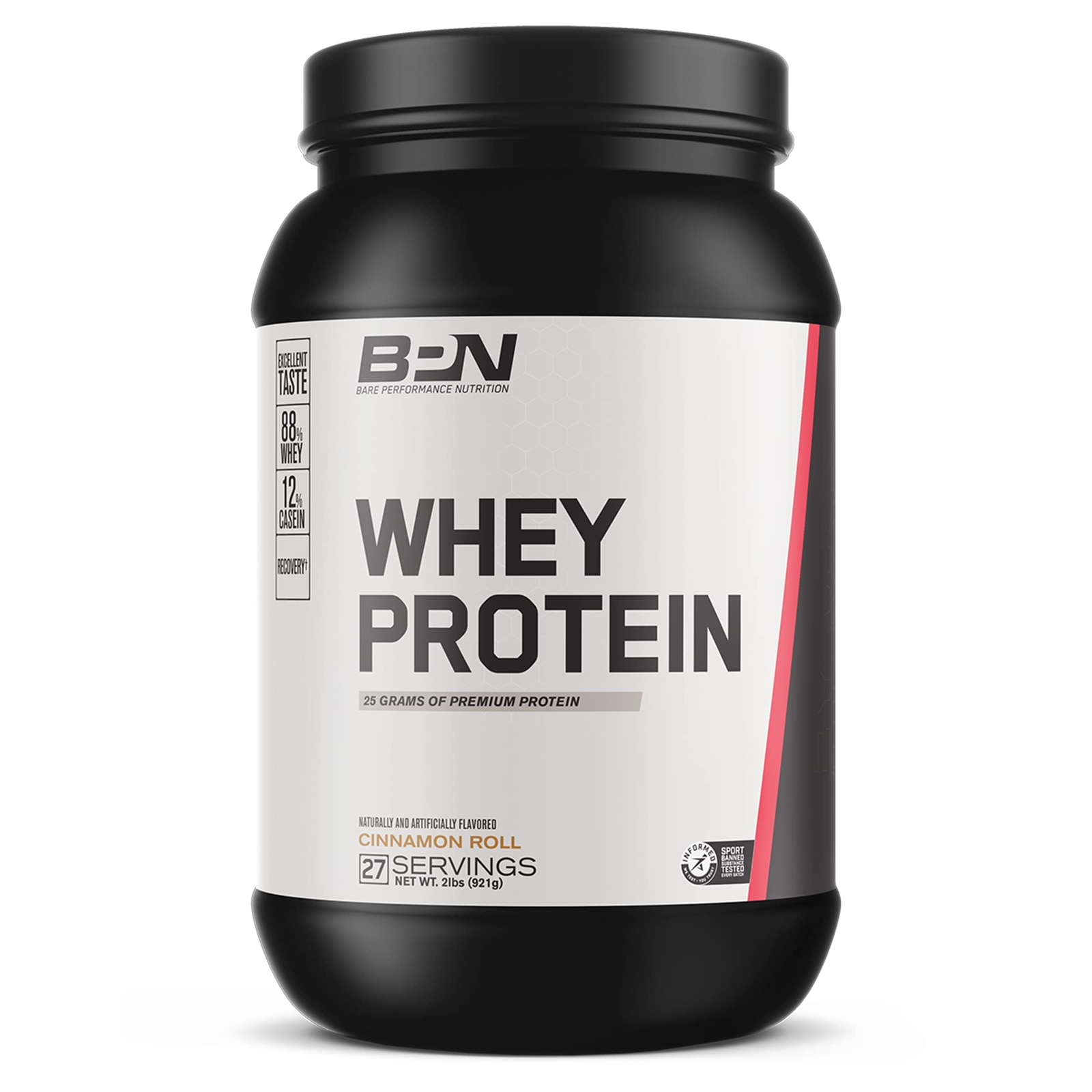 BARE PERFORMANCE NUTRITION BPN Whey Protein + Casein Protein Powder Blend Cin…