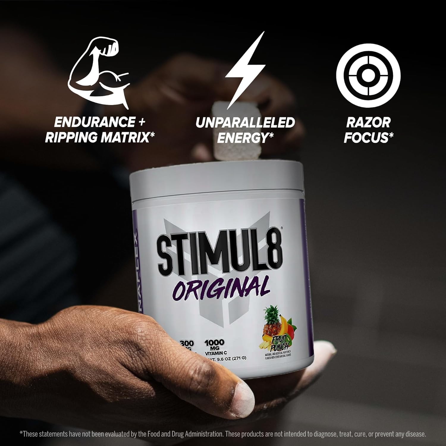 Finaflex Stimul8 Super Pre-Workout Fruit Punch 271 g / 9.6 oz Each (Pack of 3)