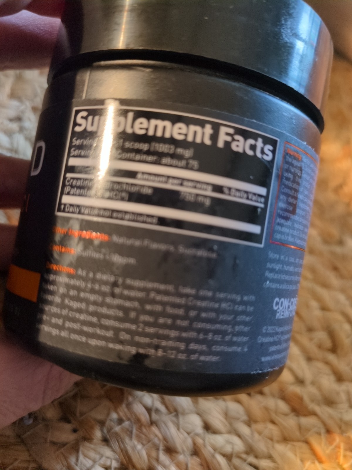 Kaged. Creatine HCl, Fruit Punch, 2.65 oz (75.23 g)