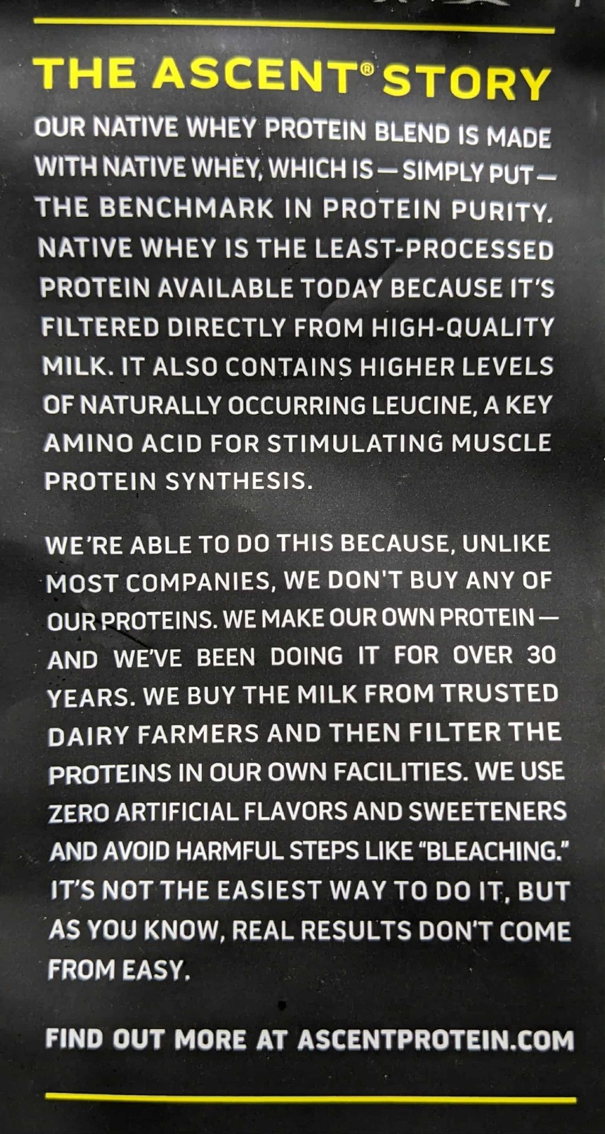 Ascent Native Fuel 100% Whey Protein Chocolate (4) 1lb 25g Gluten Free Exp 1/27