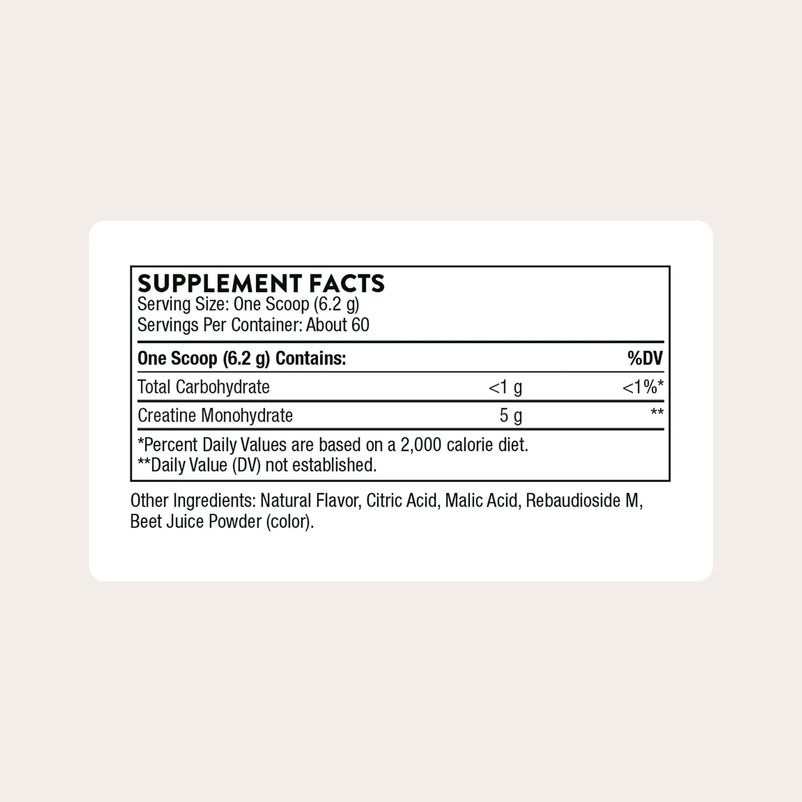 Micronized Creatine Monohydrate Powder – Muscle & Cognitive Support – Strawberry