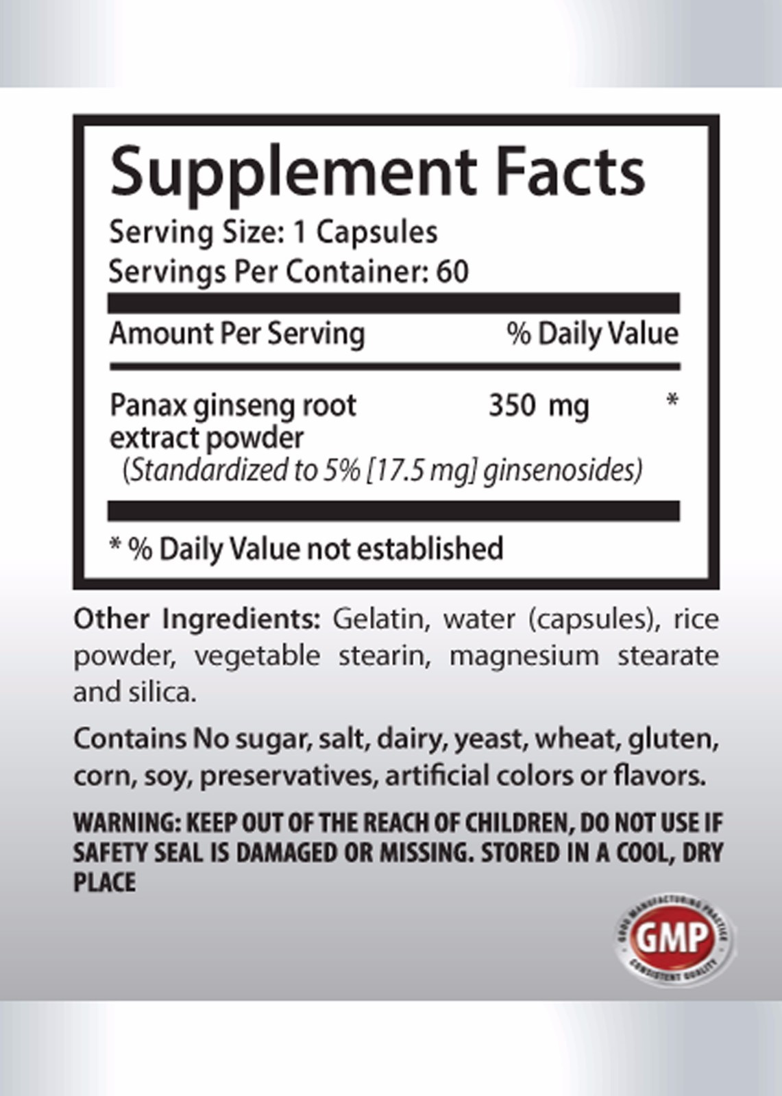 Immune system support – GRAPE SEED EXTRACT – KOREAN GINSENG COMBO – Grape Seed
