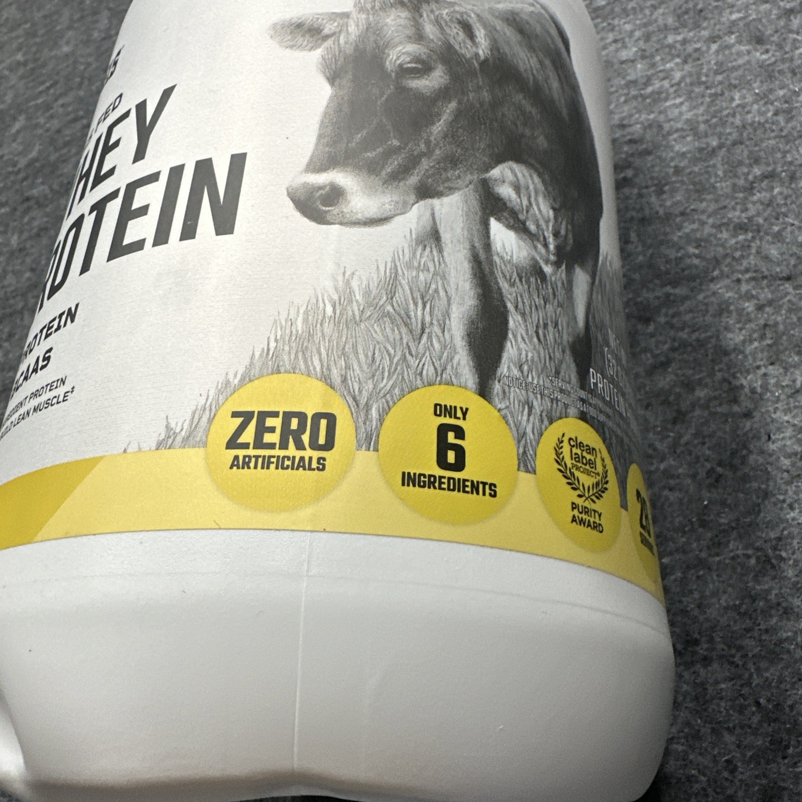 Levels Grass Fed Whey Protein Vanilla Bean 2LB 24g Protein