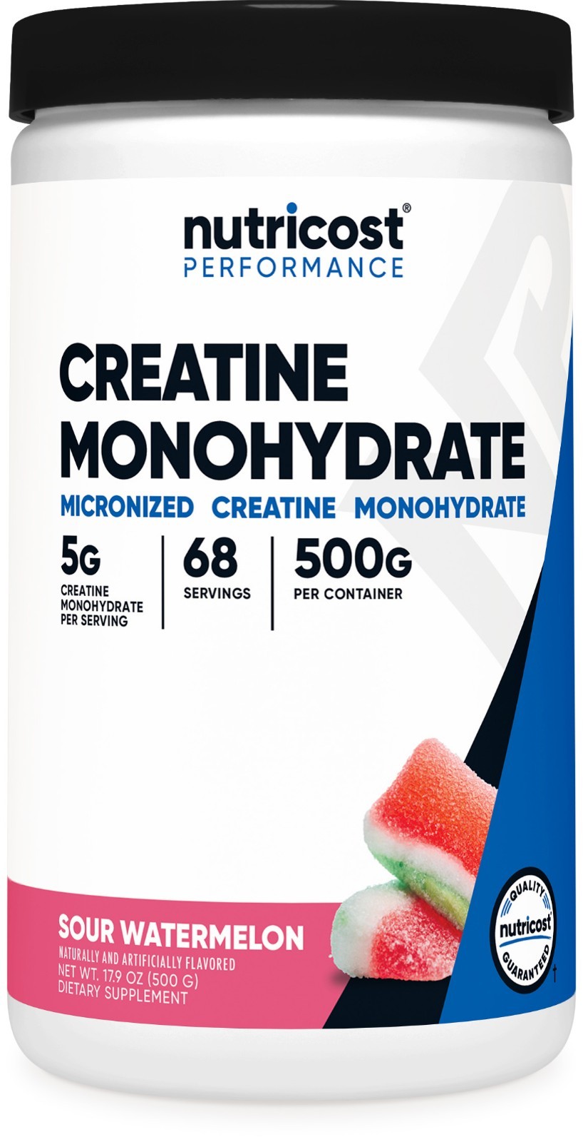 Nutricost Creatine Monohydrate Powder (Sour Watermelon, 500 Gram) – Micronized