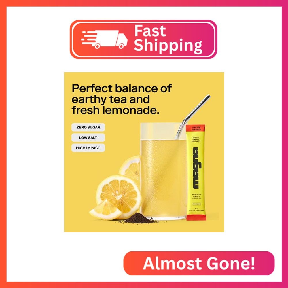 MAGNA Electrolytes Powder Drink Mix for Hydration, Energy & Focus Support with M