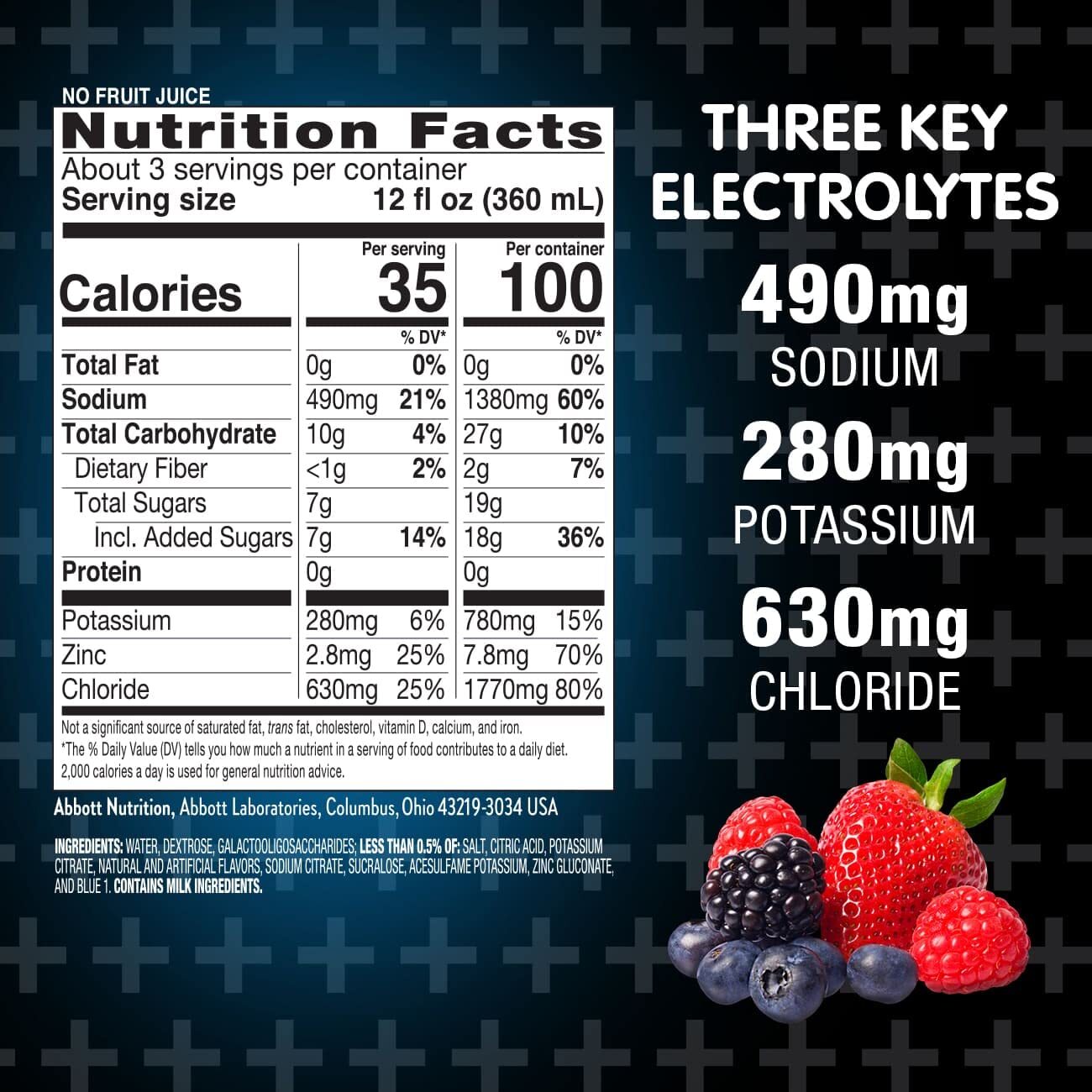 Pedialyte AdvancedCare Plus Electrolyte Solution Pack of 4 33 Fl Oz Hydration
