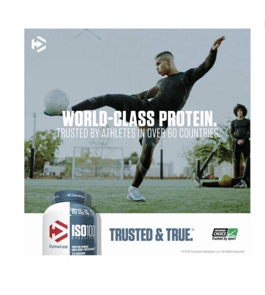 Dymatize ISO100 Hydrolyzed Whey Gourmet Vanilla 20 Servings