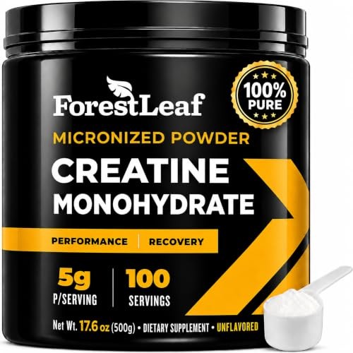 Creatine Monohydrate Powder 5G 100 Servings Unflavored