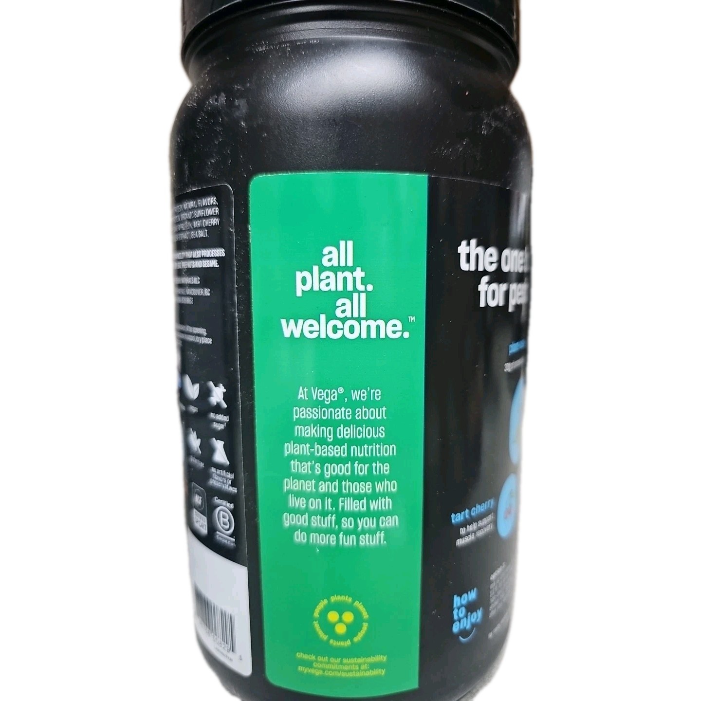 LOT OF 2 Vega Sport Protein Powder Vanilla (14 Servings, 20.4 oz) Vegan