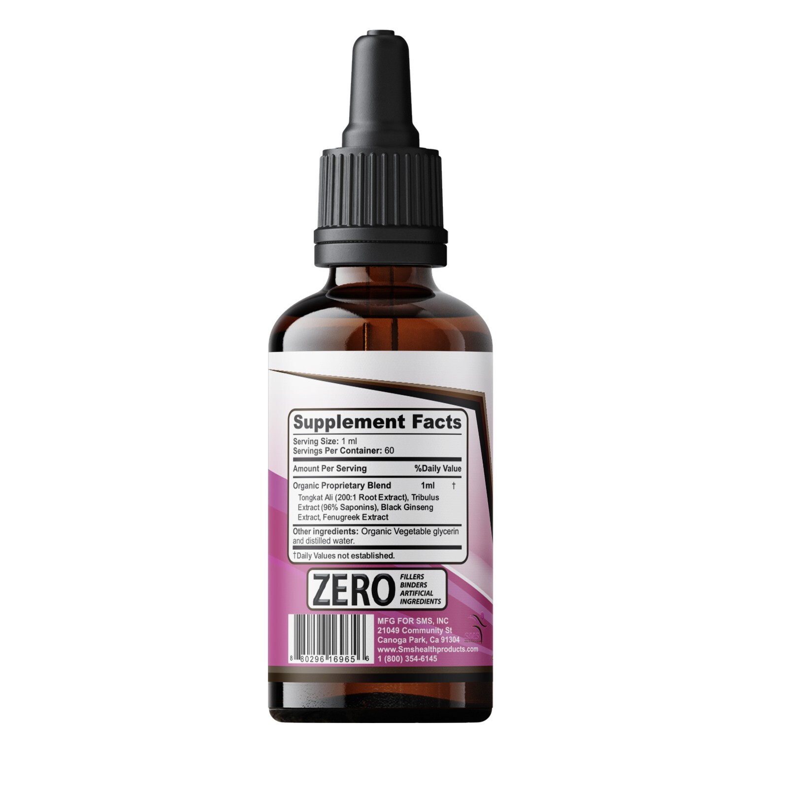 Women’s Energy Boost Tincture Herbal Drops Organic For Women’s Health 2 Fl Oz