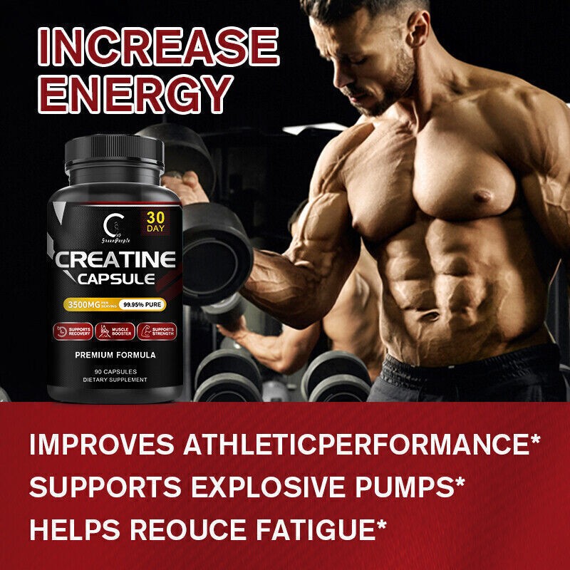 Creatine Monohydrate 450 Capsules – Muscle Explosion,Endurance/Energy,Fitness