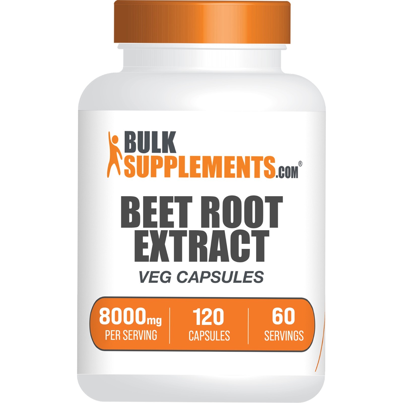 BulkSupplements Beet Root Extract Capsules – 120 Capsules – 8000mg serving