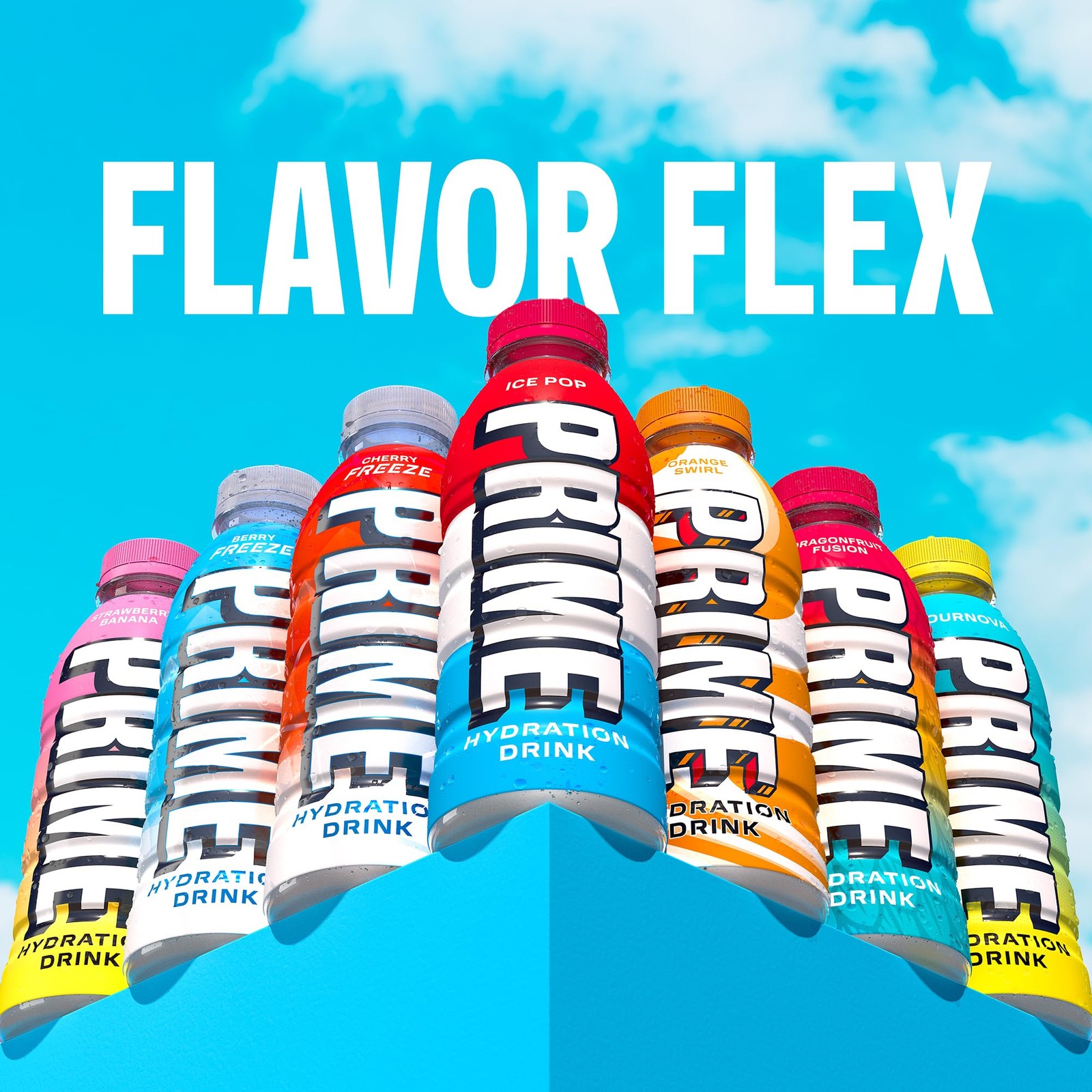 PRIME Hydration ICE POP | Sports Drinks | Electrolyte 16.9 Fl Oz (Pack of 12)