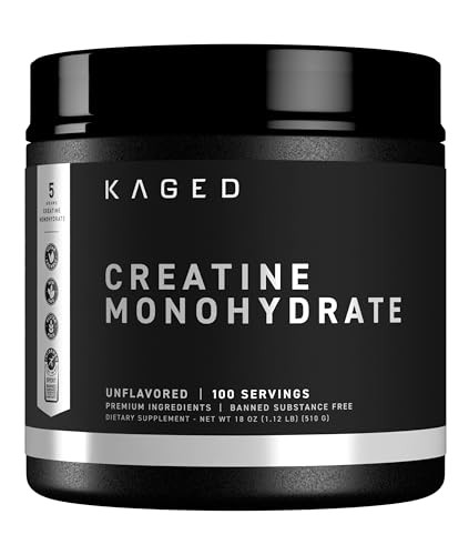 Creatine Monohydrate Powder Micronized 5g 100 Servings