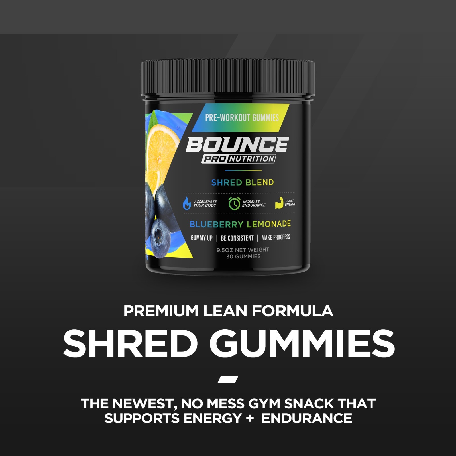 Pre-Workout Gummies – Shred Blend